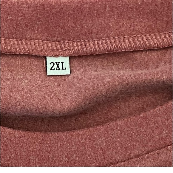 Women's Crewneck Long Sleeve Tunic Sweatshirt New In Bag Size XXL - Picture 4 of 7